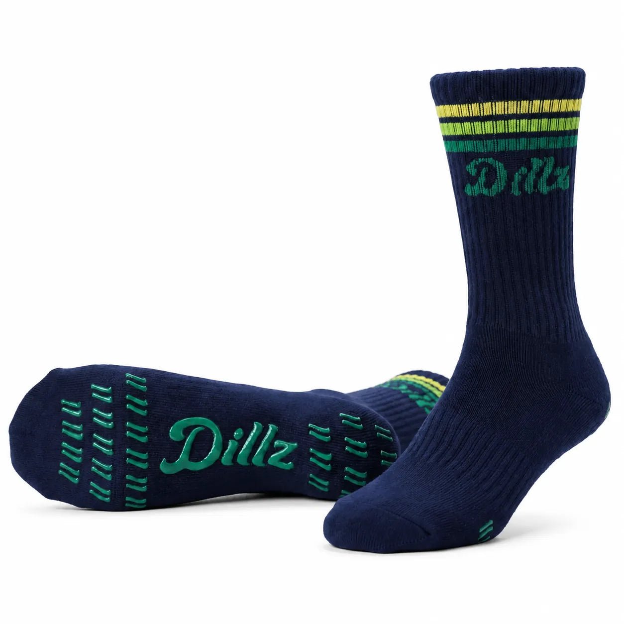 Grippy Grippy™ Crew Pickleball Grip Socks - GRPY-CRW-NVY-SM