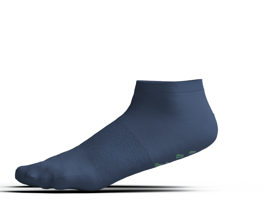 Grippy Grippy™ Ankle Pickleball Grip Socks - GRPY-ANK-NVY