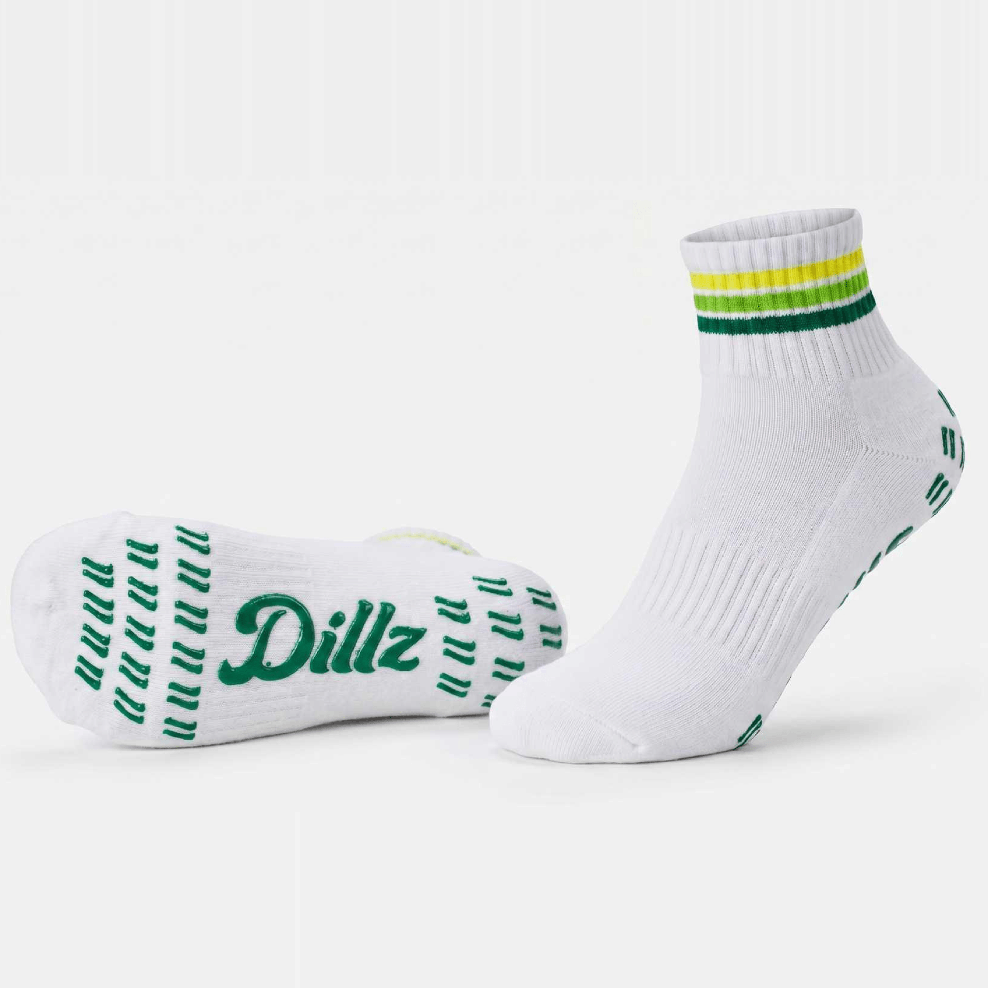 Grippy Grippy™ Ankle Pickleball Grip Socks - GRPY-ANK-WHT-SM