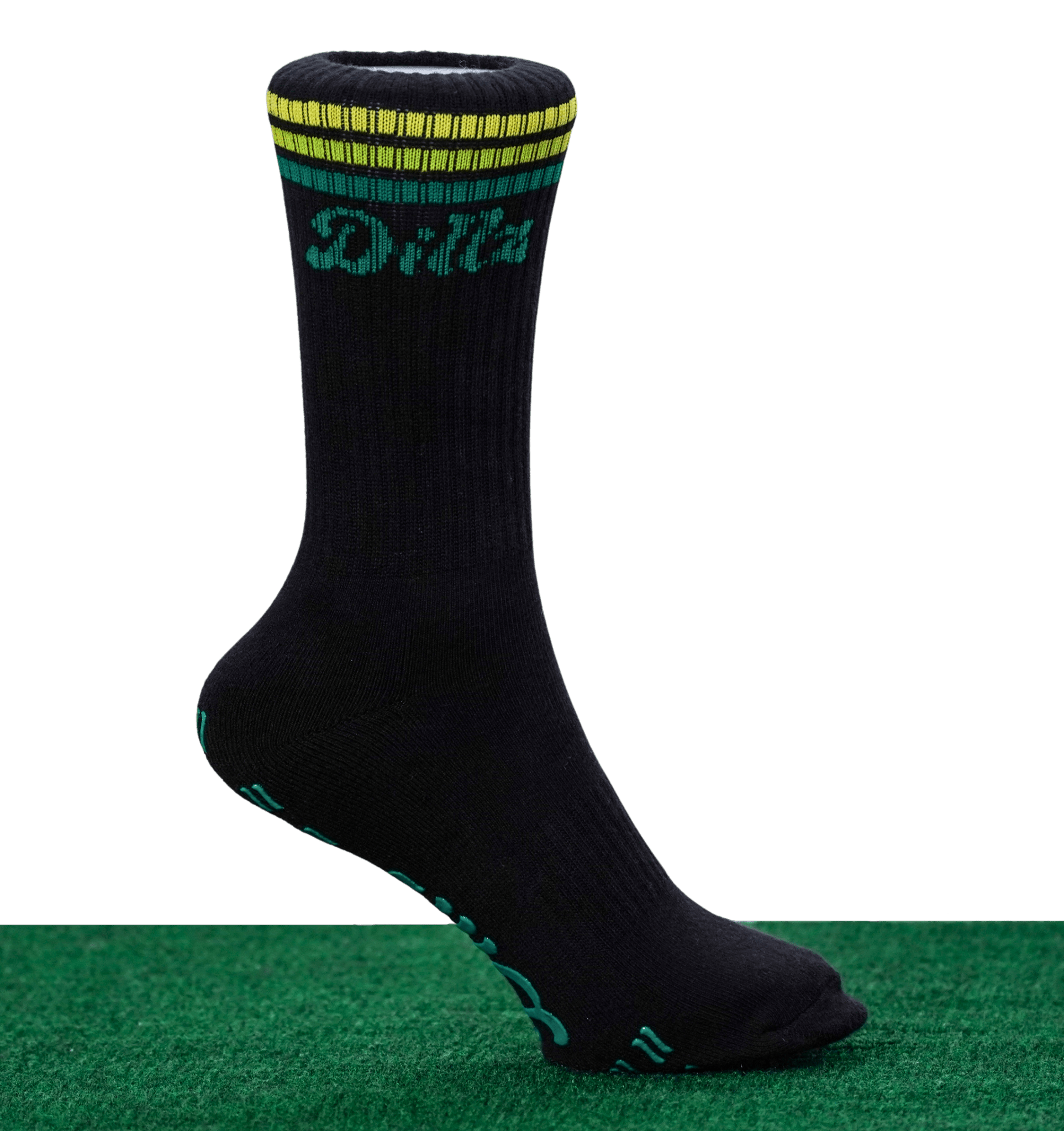 Grippy Grippy™ Crew Pickleball Grip Socks – 3-Pack - GRPY-CRW-WSN-SM