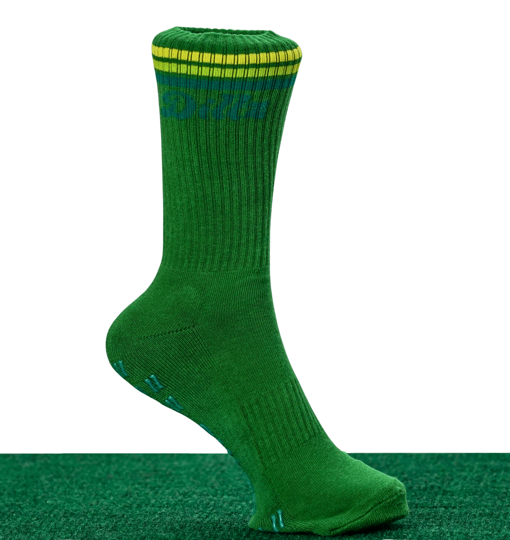 Grippy Grippy™ Crew Pickleball Grip Socks - GRPY-CRW-ASP-SM