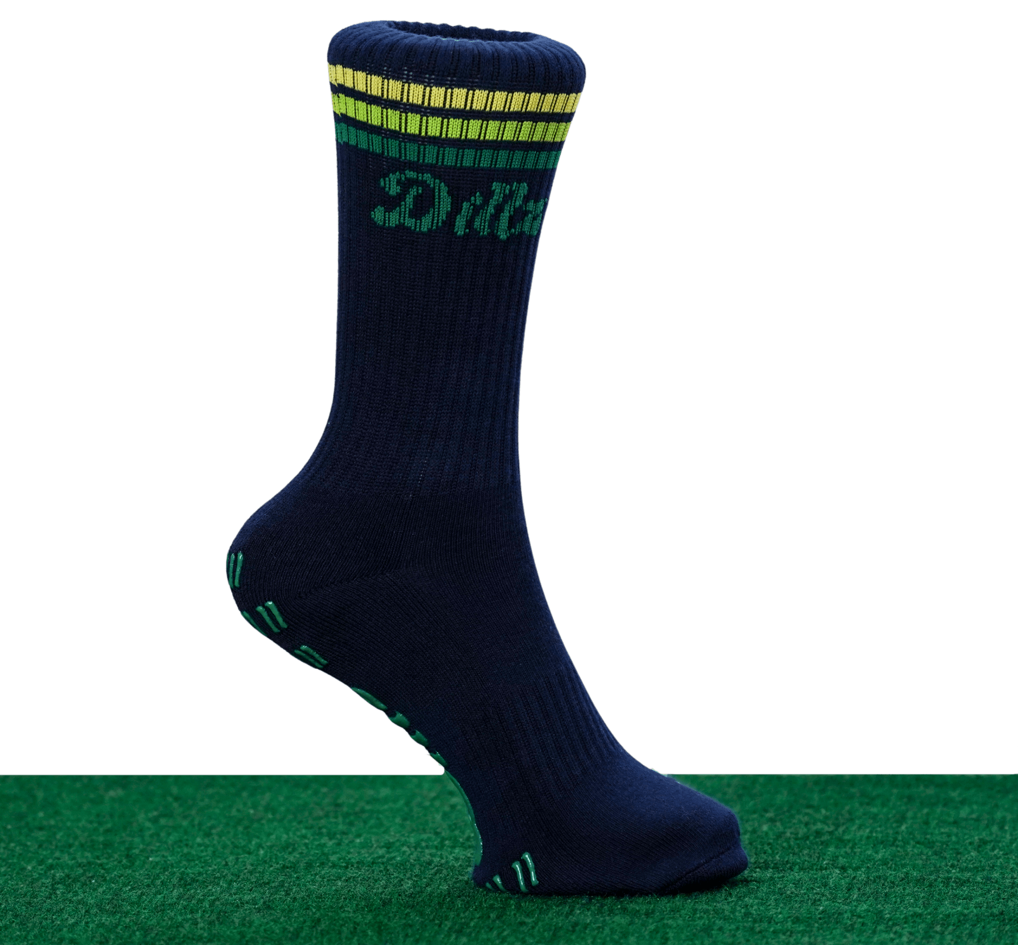 Grippy Grippy™ Crew Pickleball Grip Socks - GRPY-CRW-NVY-SM