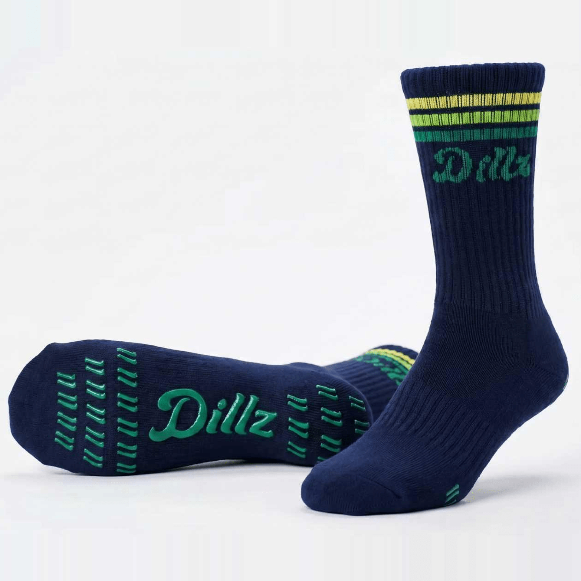 Grippy Grippy™ Crew Pickleball Grip Socks - GRPY-CRW-NVY-SM
