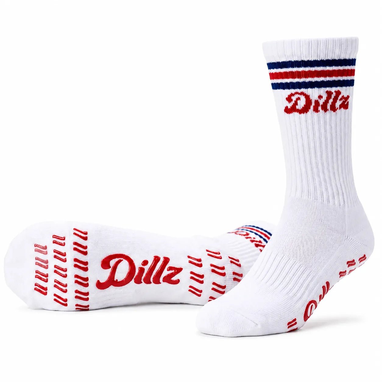 Grippy Grippy™ Crew Pickleball Grip Socks - GRPY-CRW-RWB-SM