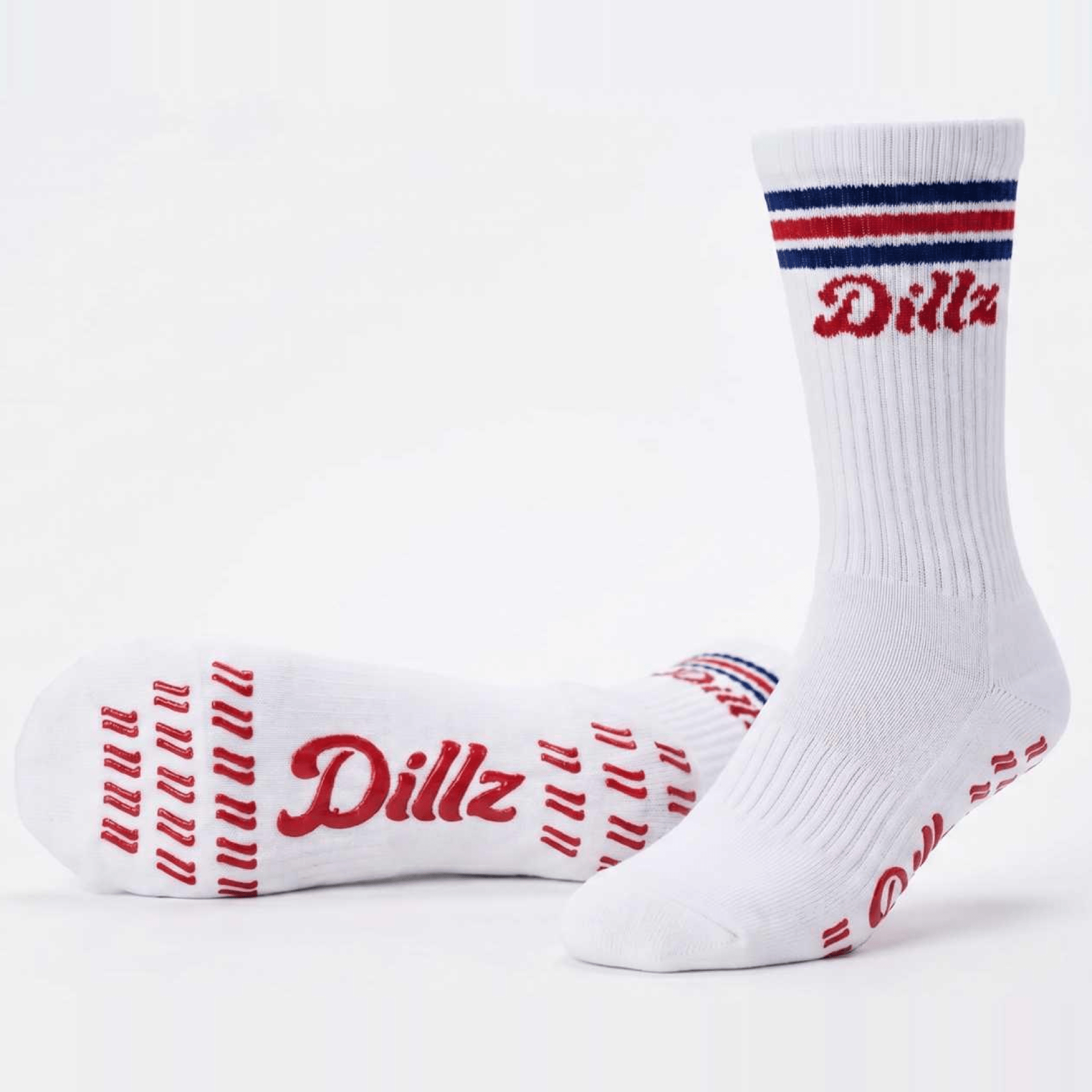 Grippy Grippy™ Crew Pickleball Grip Socks - GRPY-CRW-RWB-SM