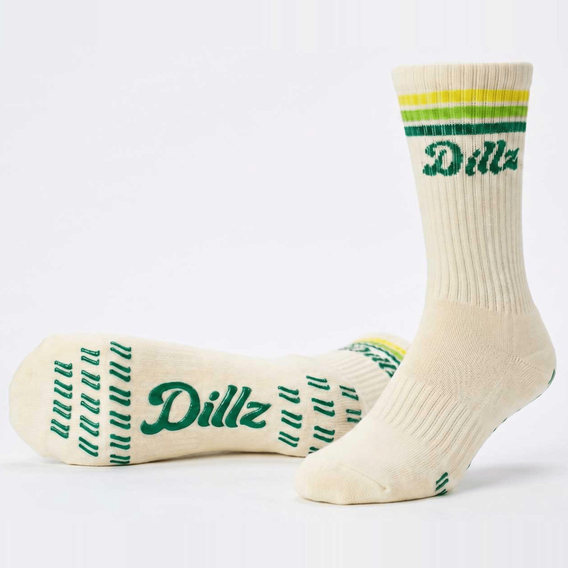 Grippy Grippy™ Crew Pickleball Grip Socks - GRPY-CRW-SLT-SM
