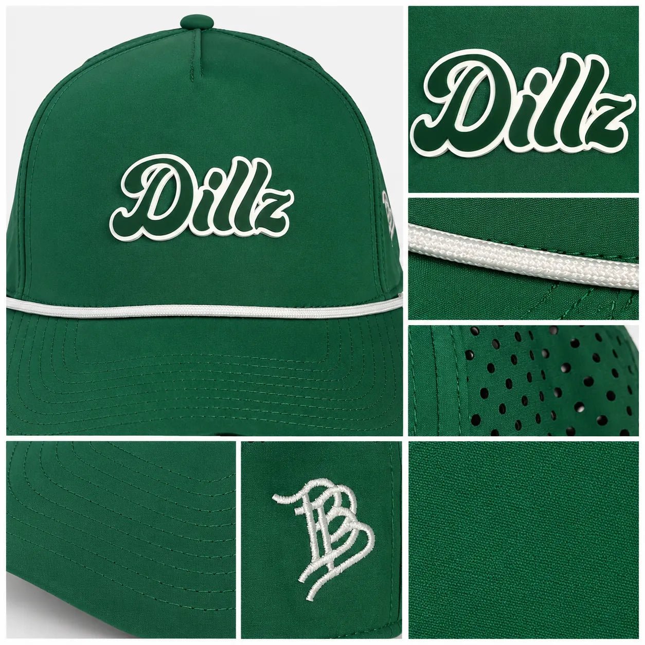 Third Shot Pickleball Trucker Hat by Branded Bills - TRK-KLY-GRN